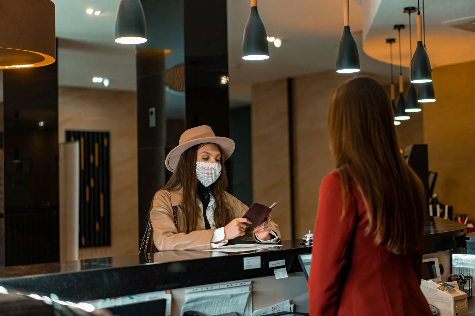 airbnb vs hotel safety — a well-lit vacation rental entry at night