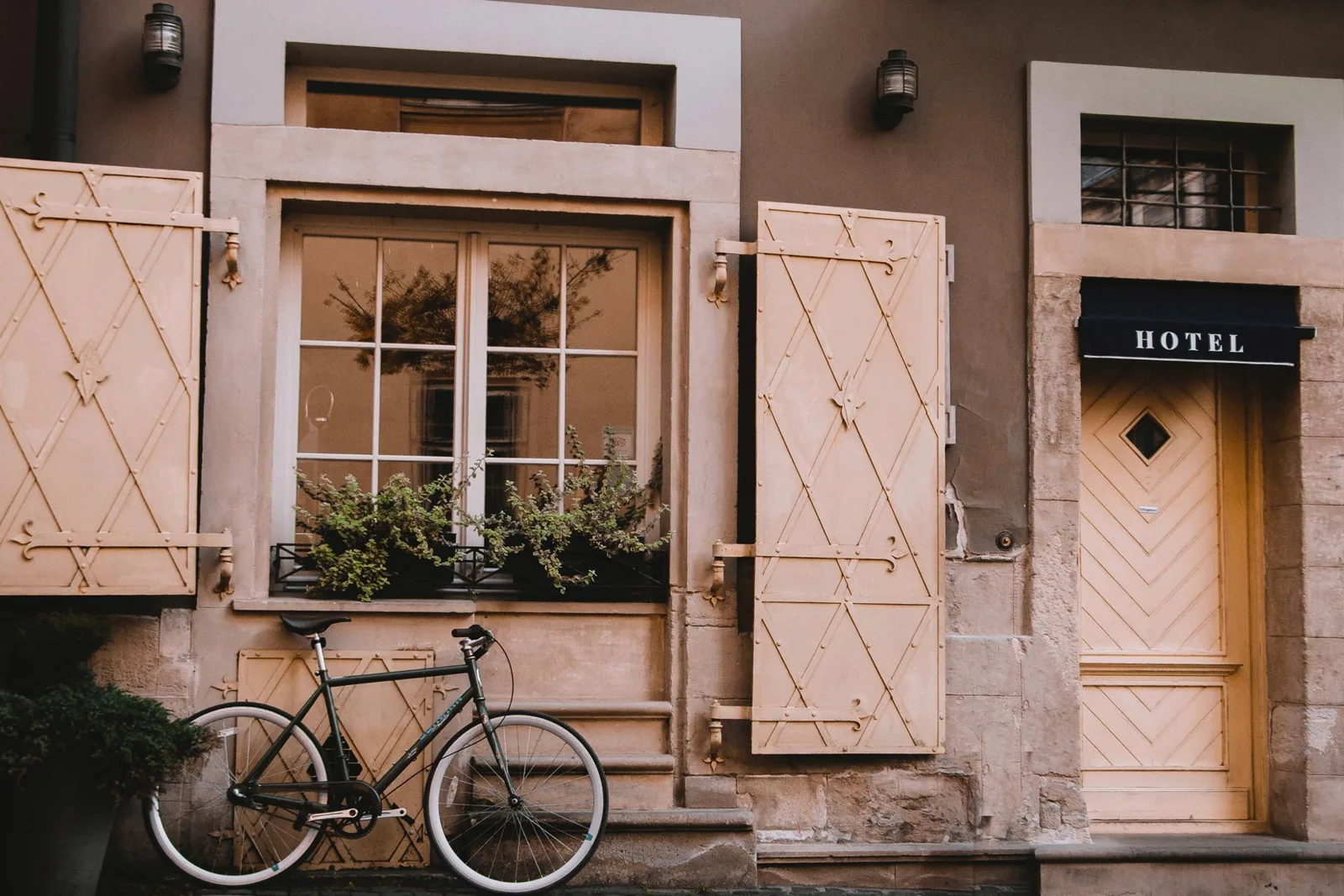a boutique hotel room with unique design and local character